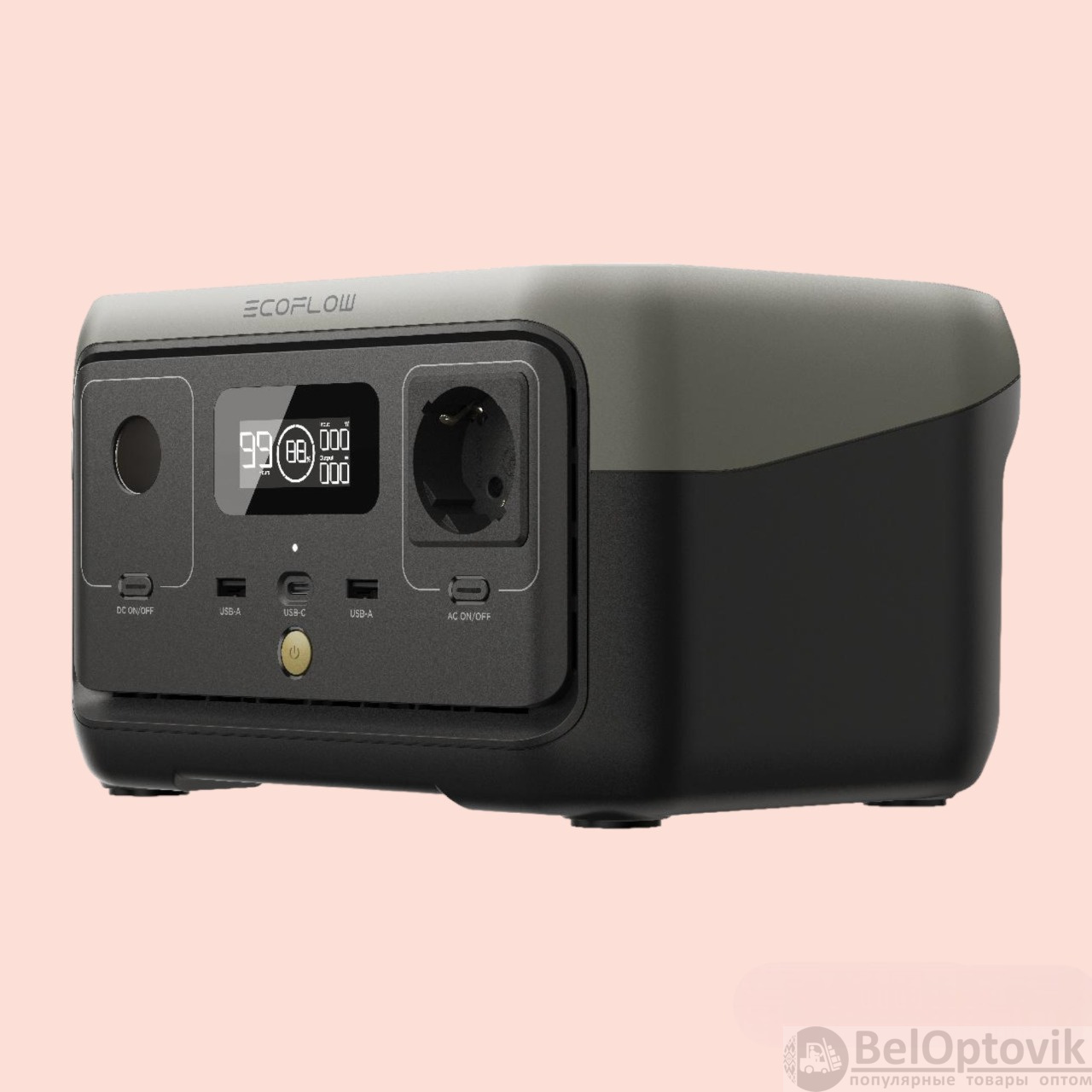 Портативная зарядная станция Power Bank 256 Втч, 3000 циклов зарядки с удаленным управлением / Легкая и компактная